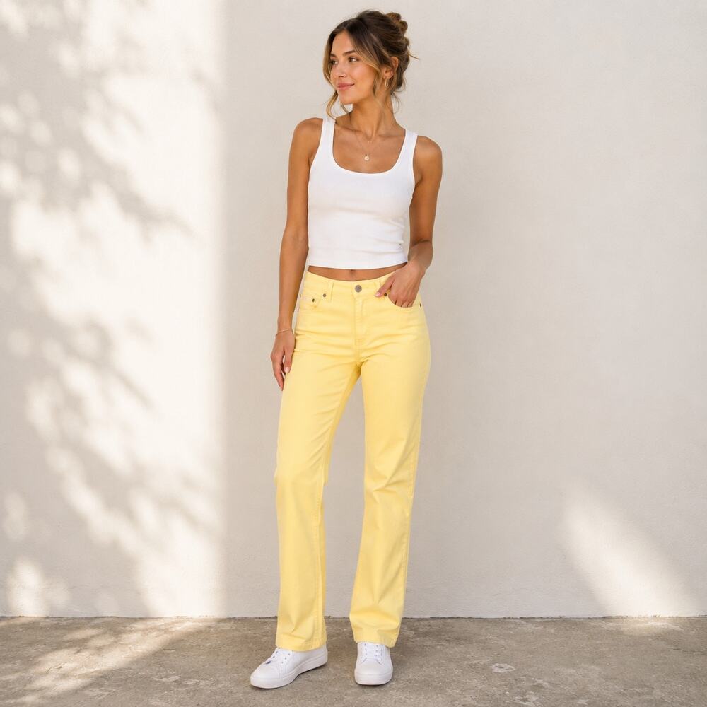 Yellow Canyon River Blues Pants Size 10